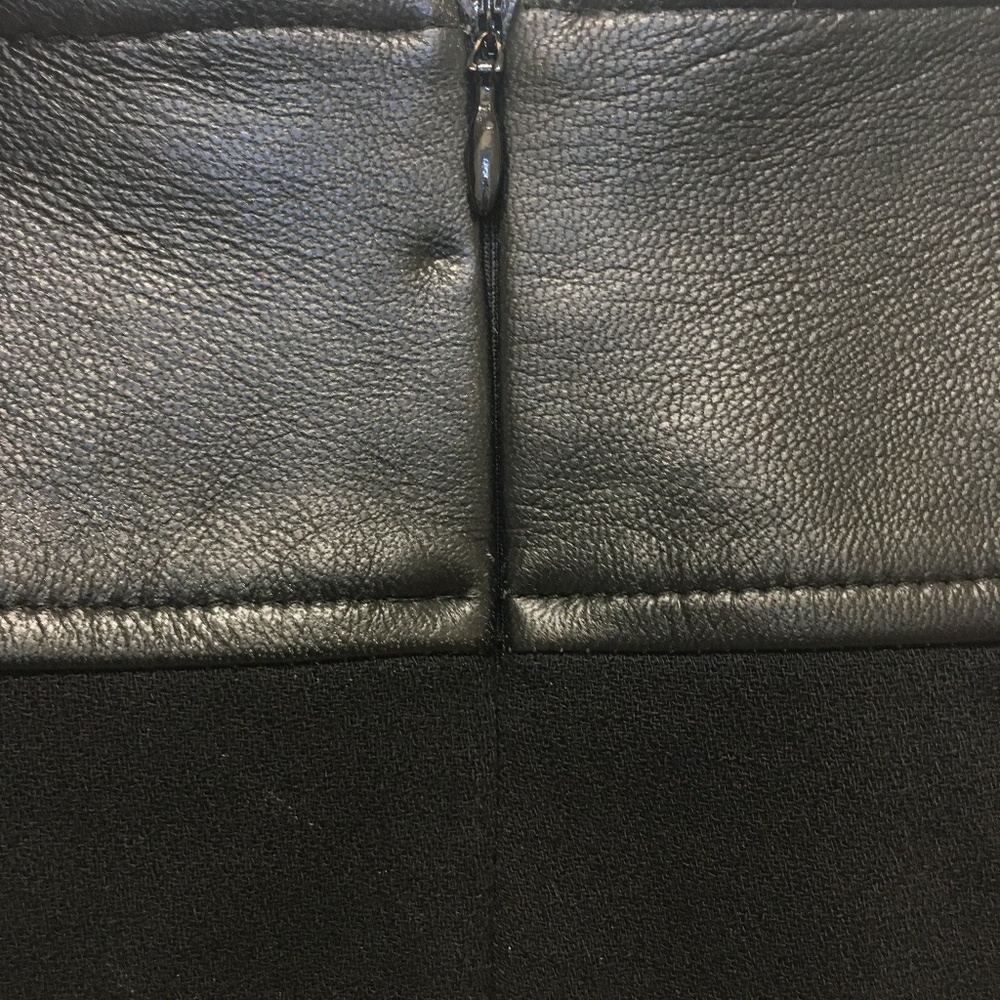 Dolce & Gabbana Skirt w Leather Trim - Picture 10 of 13